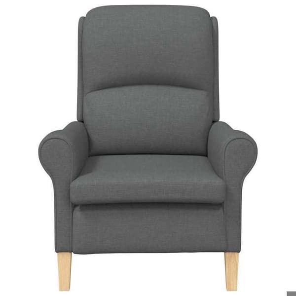 Maison Exclusive - tummanharmaa kangas nojatuoli