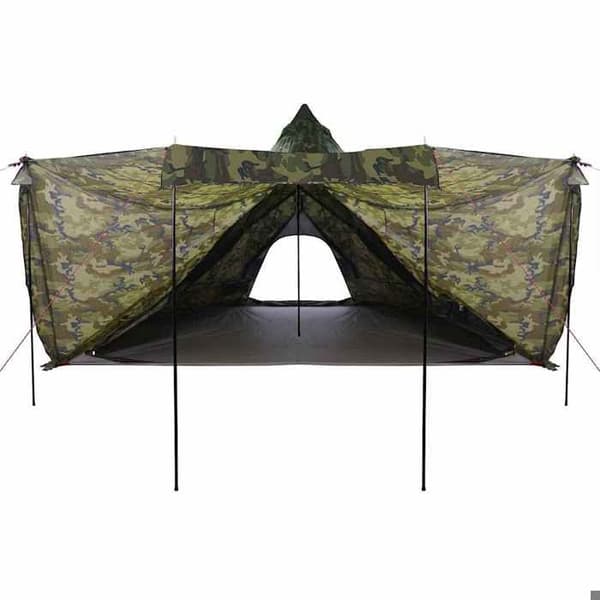 Maison Exclusive - Perhe-teltta tipi 8 hengelle, vedenpitävä camouflagen väri