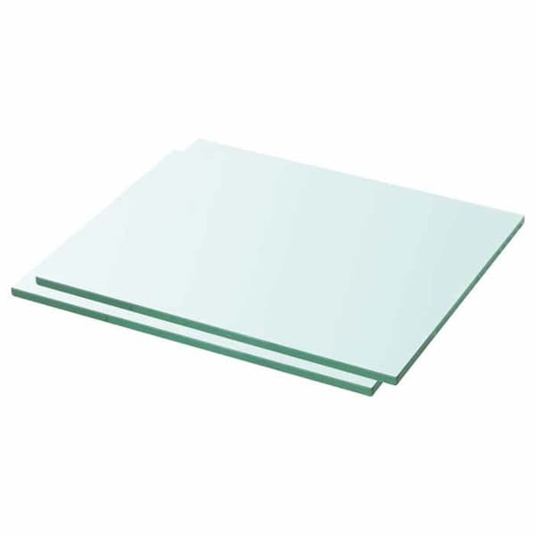 Maison Exclusive - Hyllpaneler 2 st Glas Transparent 30 x 20 cm Transparent