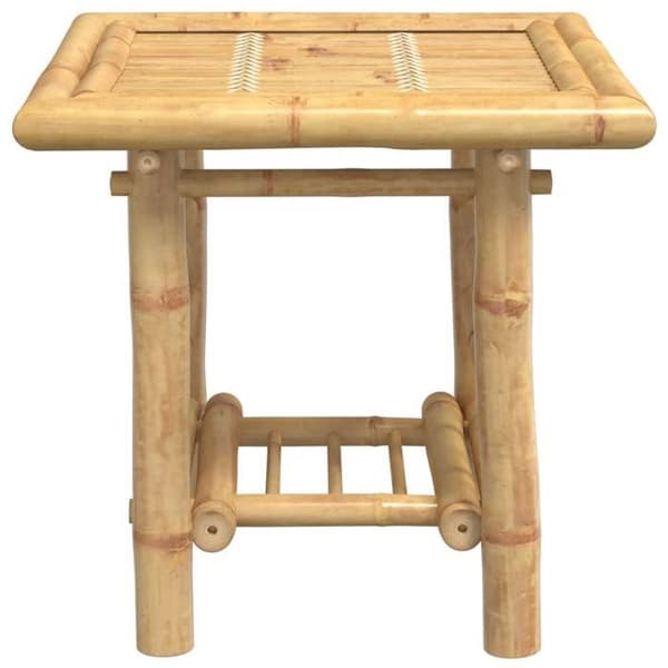 Maison Exclusive - Apupöytä 45x45x45 cm bambusta