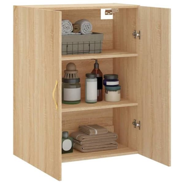Maison Exclusive - Väggskåp ek sonoma 69,5x34x90 cm