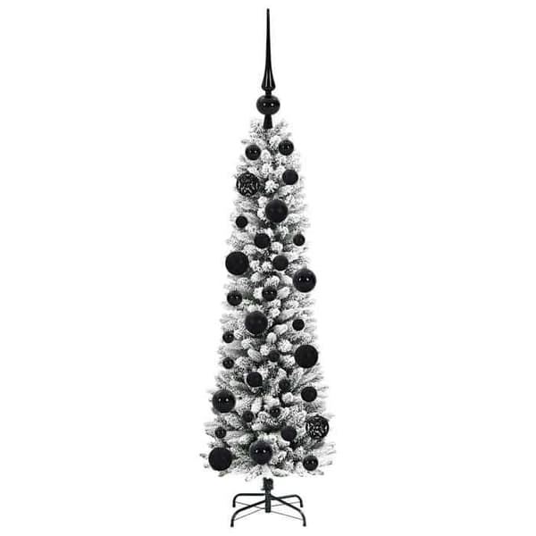 Konstgjord julgran - EXKLUSIV HEM - 120 cm - Vit - Varmvit LED - USB Vit