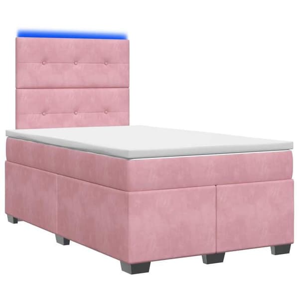 Maison Exclusive - Boxspring säng med Rose madrass 120 x 200 cm Sammet