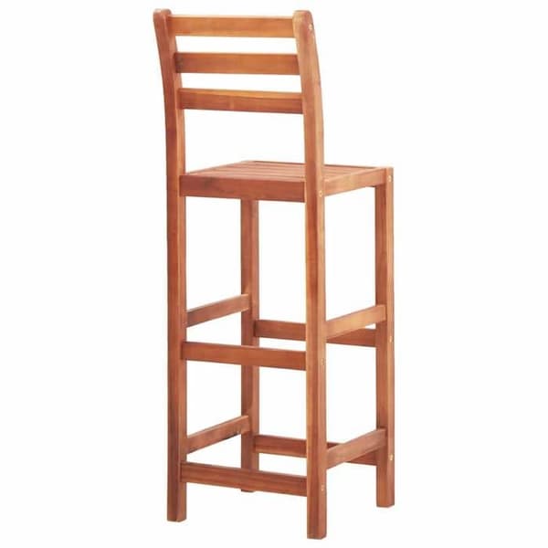 Maison Exclusive - Barstolar set om 4 i solid akaciaträ