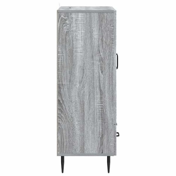 Maison Exclusive - Buffé Sonoma grå 66 x 34,5 x 95 cm Ingenjörsträ Sonoma grå