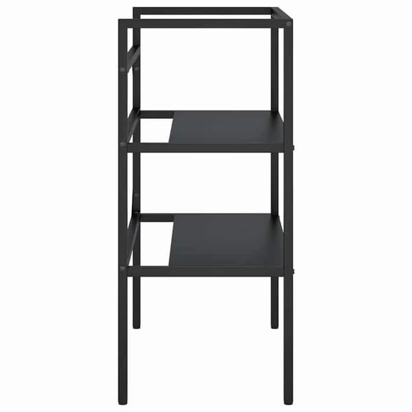 Maison Exclusive - Badeværelsesvaskeramme Sort 59x38x83 cm Jern