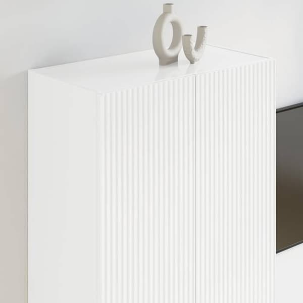 Maison Exclusive - Väggmonterad TV-möbel 59,5 x 31 x 100 cm Blank vit