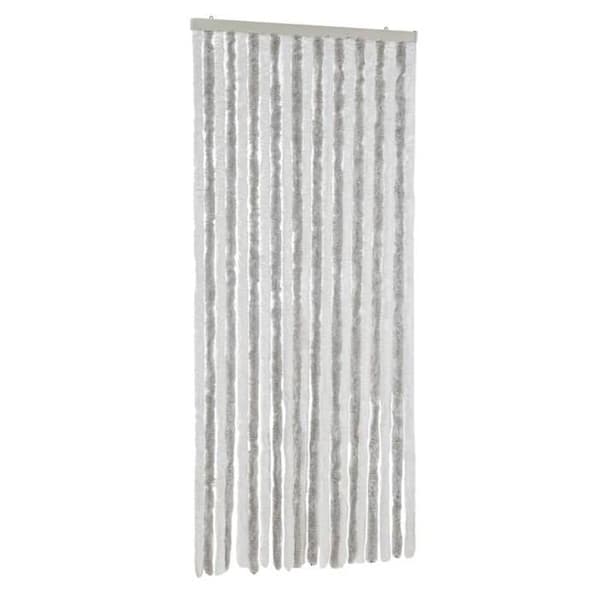 Maison Exclusive - Lys grå og hvid myggenet 90x200 cm chenille