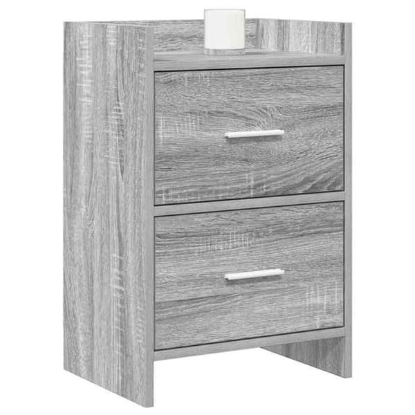 Maison Exclusive - Sängbord 2 st Sonoma grå 40 x 30 x 60 cm