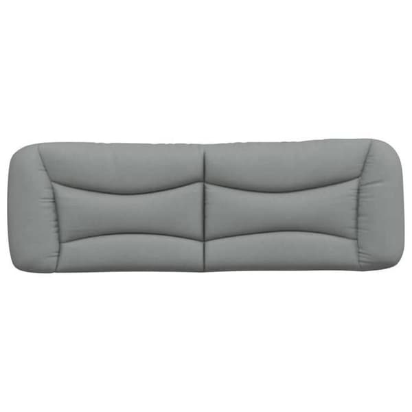 Maison Exclusive - Hovedgærde pude Hvar lys grå 160 cm stof