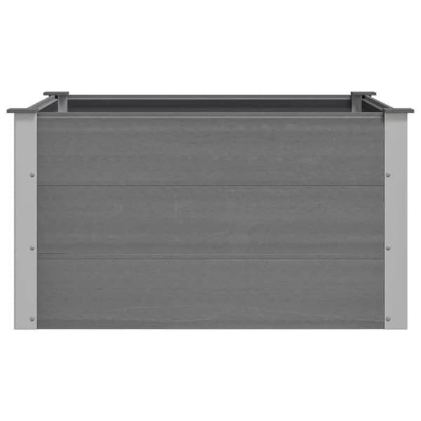 Maison Exclusive - Hævet havebed i WPC 100x100x54 cm Grå