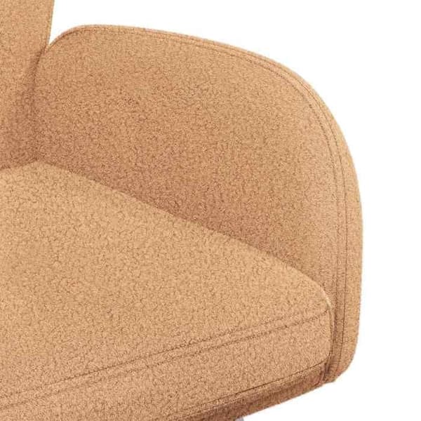 Maison Exclusive - Snurrande matstolar 6 st Bouclé Beige beige