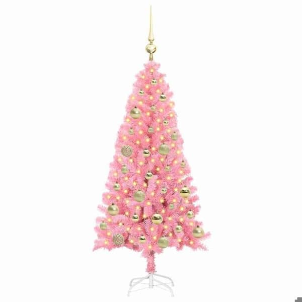 Maison Exclusive - Julgran Rosa 120 cm PVC