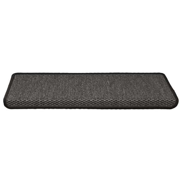 Maison Exclusive - Selvklæbende trappetæpper 15 stk 65x21x4 cm Antracit