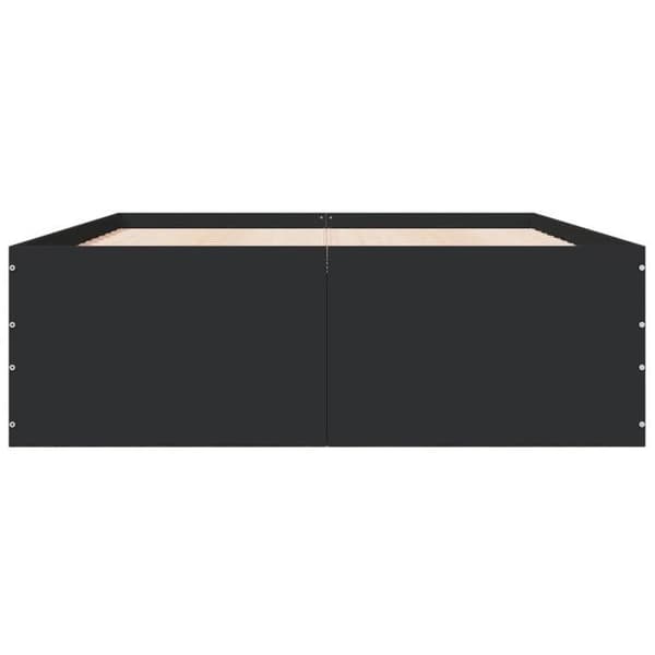 Maison Exclusive - Sengestel uden madras sort 135x190 cm Svart
