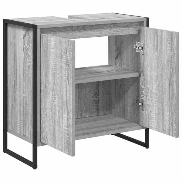 Maison Exclusive - Badeværelsesskab Grå Sonoma 60 x 30 x 60 cm