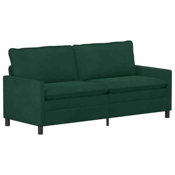 Maison Exclusive - 2 kpl sohvakokonaisuus tummanvihreä sametti