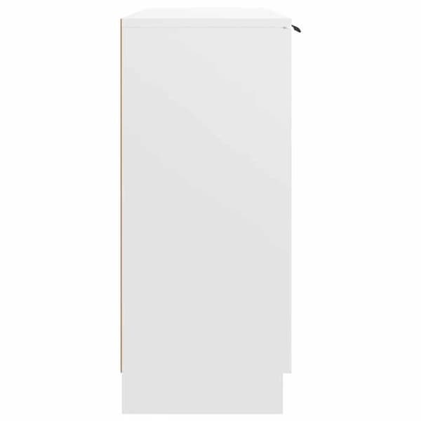 Maison Exclusive - Buffet Hvid 90,5x30x70 cm Ingeniørtræ