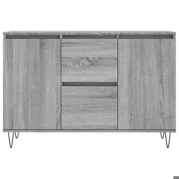 Maison Exclusive - Buffé Sonoma grå 101,5x35x70 cm ingenjörsträ