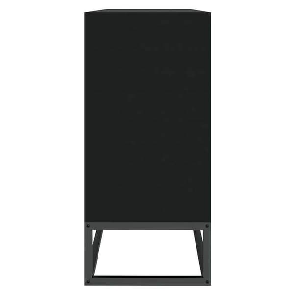 Maison Exclusive - Sort buffet 105x30x65 cm ingeniørtræ