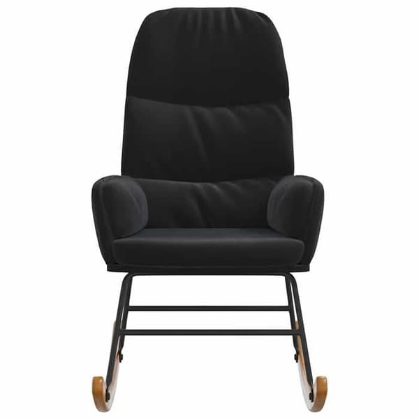 Maison Exclusive - Sort velour gyngestol