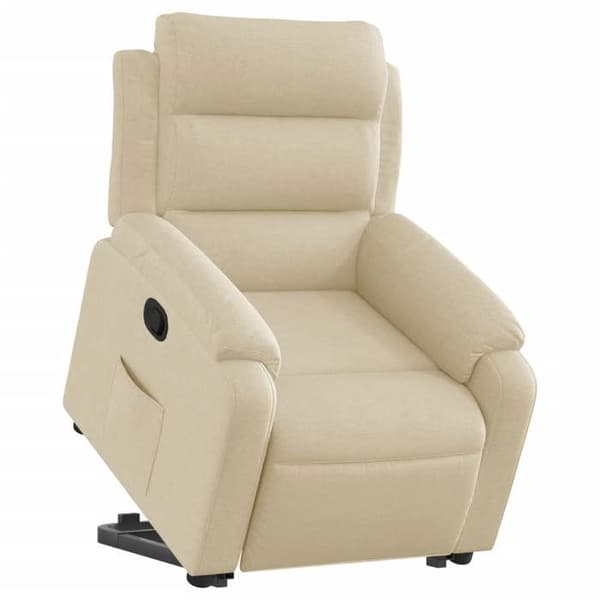 Maison Exclusive - Recliner Fåtölj Creme Tyg