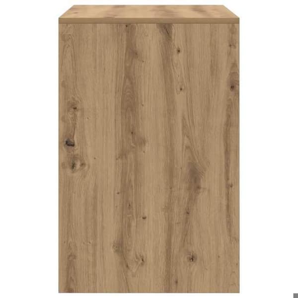 Maison Exclusive - Håndlavet egetræskontor 70 x 50 x 76 cm Ek (träutseende)