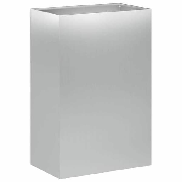 Maison Exclusive - Trädgårdskrukor 2 st Silver 40 x 30 x 75 cm