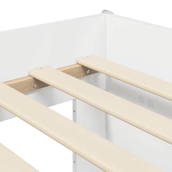 Maison Exclusive - Sängram för barn med förvaring Vit 90 x 200 cm