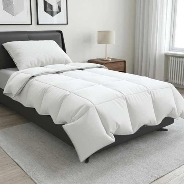 Couette - EXKLUSIVT HUS - FULDA - 140 x 220 cm - Gåsdun - 100% andningsbart bomull