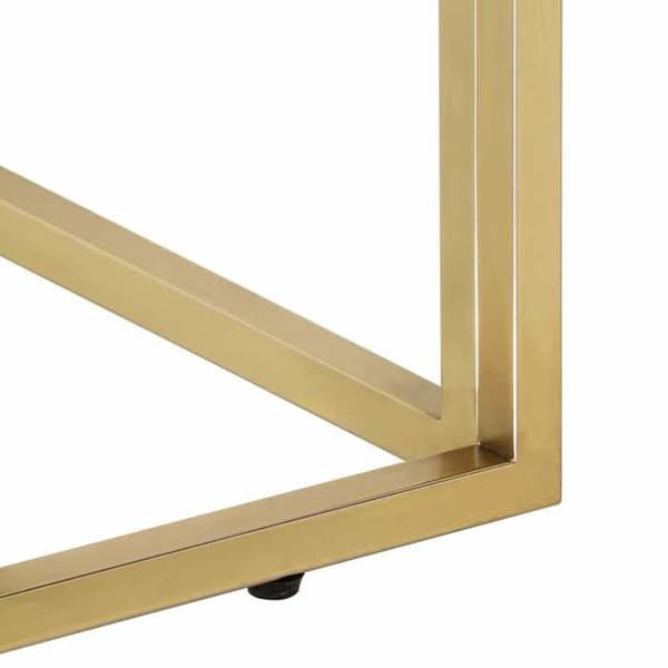 Maison Exclusive - Bord i forkromet rustfrit stål og hærdet glas