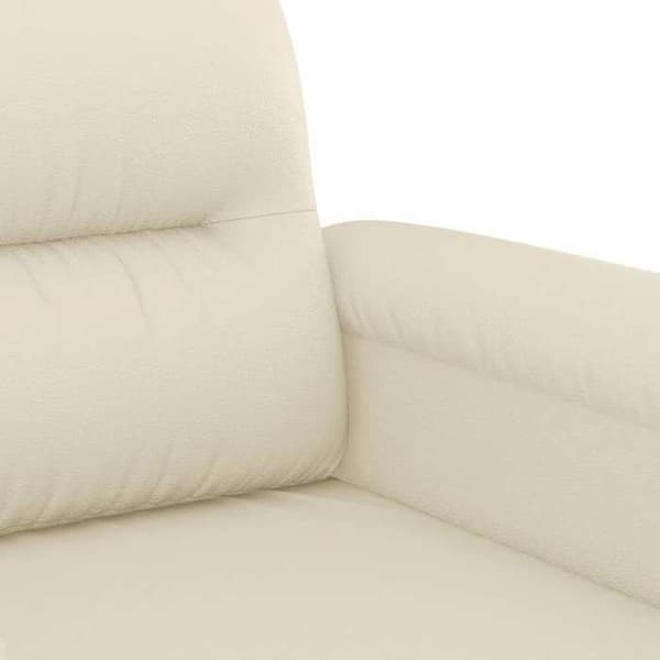 Maison Exclusive - 2-personers sofa Creme 140 cm Syntetisk læder