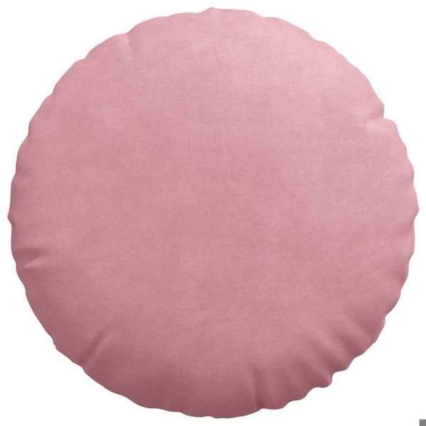 Sædehynder - EKSKLUSIV HUS - Sæt 2 - Luksuriøs fløjl - Rosa - Ø60 x 21 cm Ros