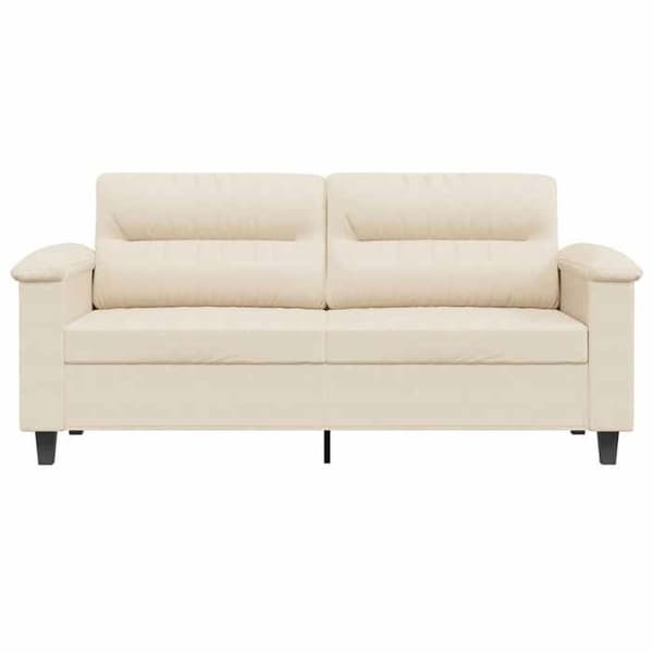 Maison Exclusive - 2-personers sofa Beige 140 cm Mikrofiber stof