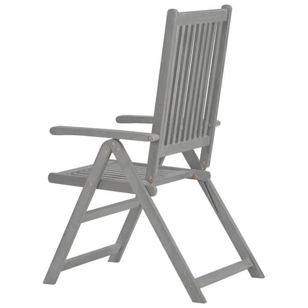 Maison Exclusive - 2 stk. grå massivt akacietræ hæve-sænkestole Tvättad grå