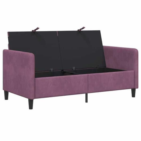 Maison Exclusive - Sofa med opbevaring Lilla 152 x 78 x 87 cm Polyester