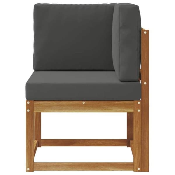 Maison Exclusive - U-formet udendørs sofa i massiv akacietræ
