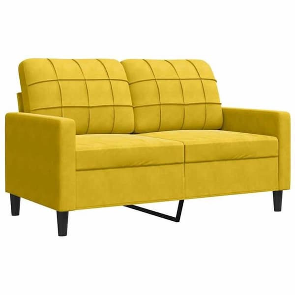 Maison Exclusive - 2-personers Sofa Gul 120 cm Velour