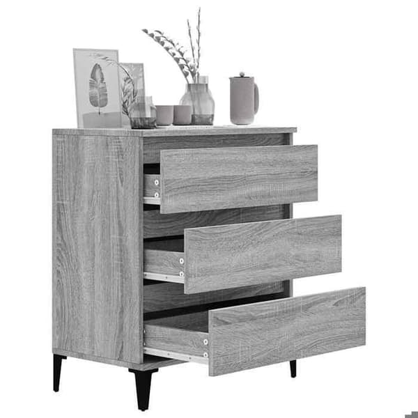 Maison Exclusive - Buffet Sonoma grå 60x35x70 cm Ingeniørtræ