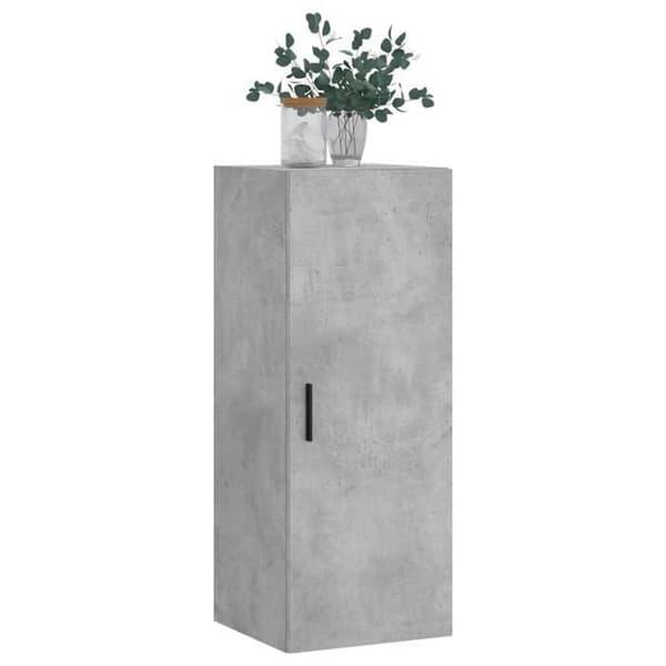 Maison Exclusive - Betoniharmaa seinäkaappi 34,5x34x90 cm