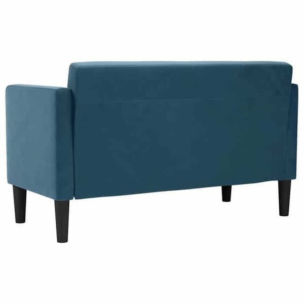 Maison Exclusive - Sofa til to personer blå 111 cm velour