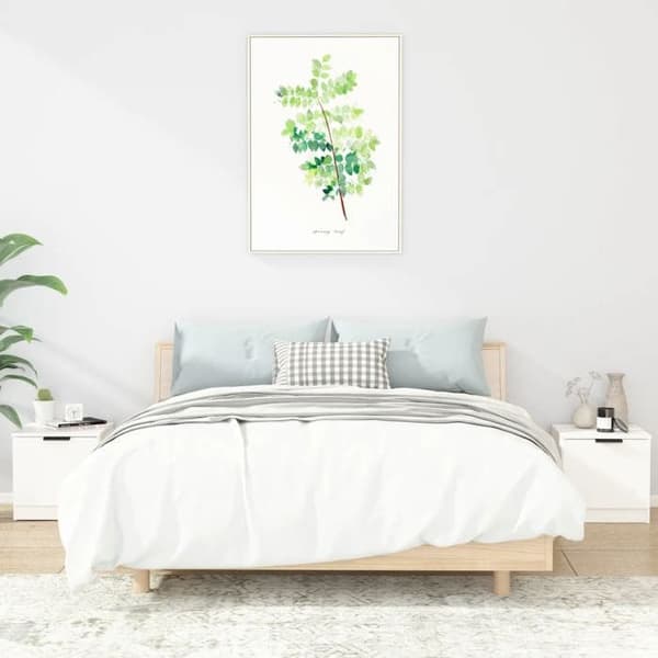 Maison Exclusive - Sängbord 2 st Vit 40x39x40 cm Vit