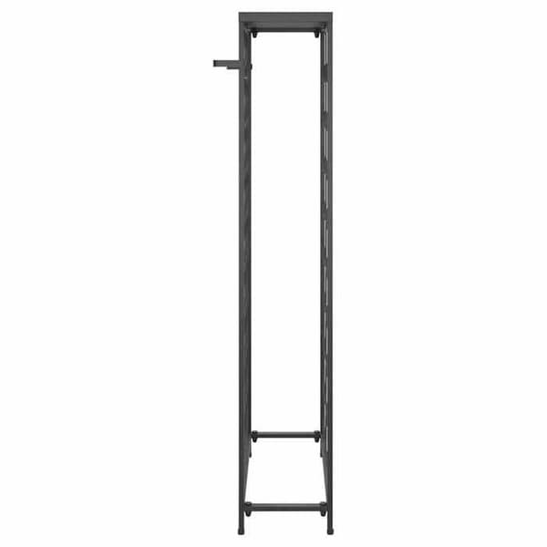 Maison Exclusive - Flaskställ för 45 flaskor svart 54x18x100cm smidesjärn