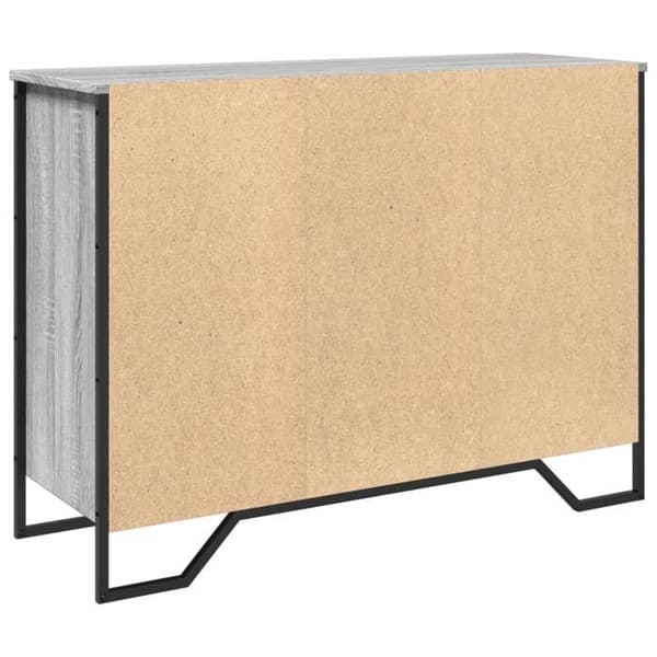 Maison Exclusive - Buffé Sonoma grå 101x35,5x74,5 cm ingenjörsträ