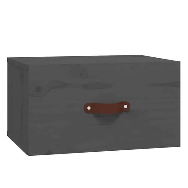 Maison Exclusive - Väggmonterade sängbord 2 st Grå 40x29,5x22 cm Grå