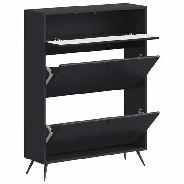 Maison Exclusive - Skoskab BREDA 78 x 24 x 103 cm Ingeniørtræ