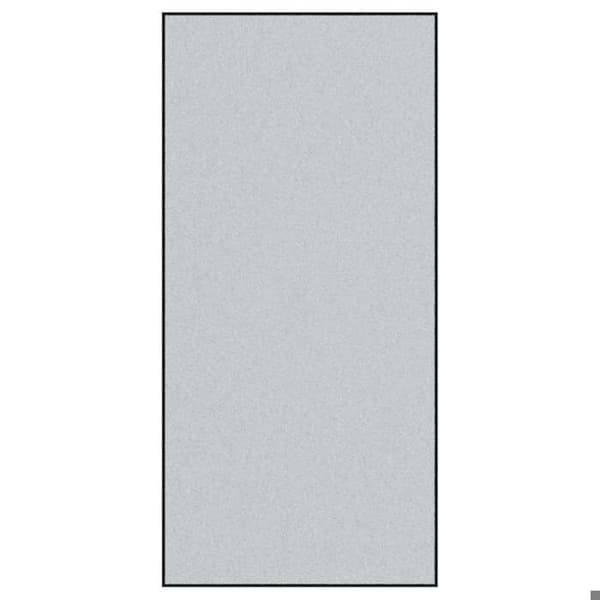 Indgangsmåtte - EKSKLUSIV HUS - 120 x 250 cm - 100% polyamid - Grå og sort - Rektangulær Grå och svart