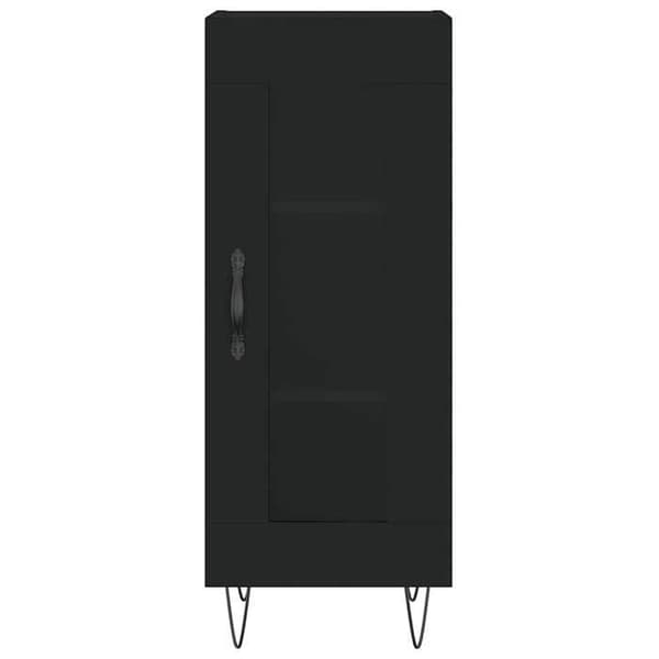 Maison Exclusive - Buffet Sort 34,5x34x90 cm Ingeniørtræ
