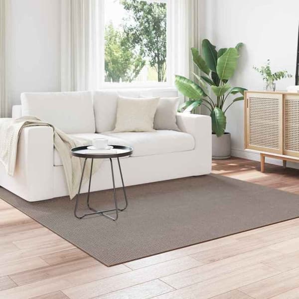 Inomhusmatta - EXKLUSIVT HEM - LUGO - Taupe - 200 x 200 cm - Polyester Mol