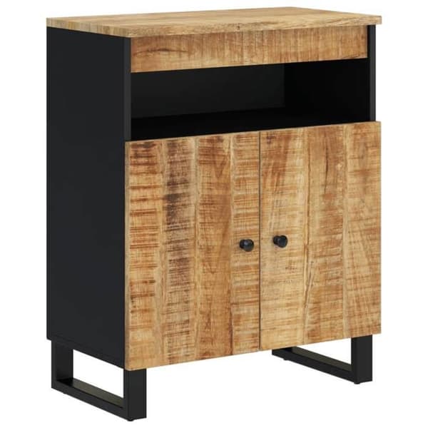 Maison Exclusive - Buffet med 2 døre 60x33x75 cm massiv mangotræ